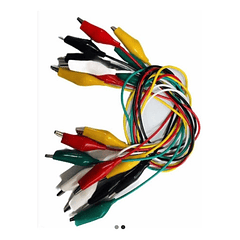 10 Cables Caiman Colores Surtidos 38cm De Largo 