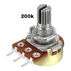 Potenciometro sencillo 3 pines 8
