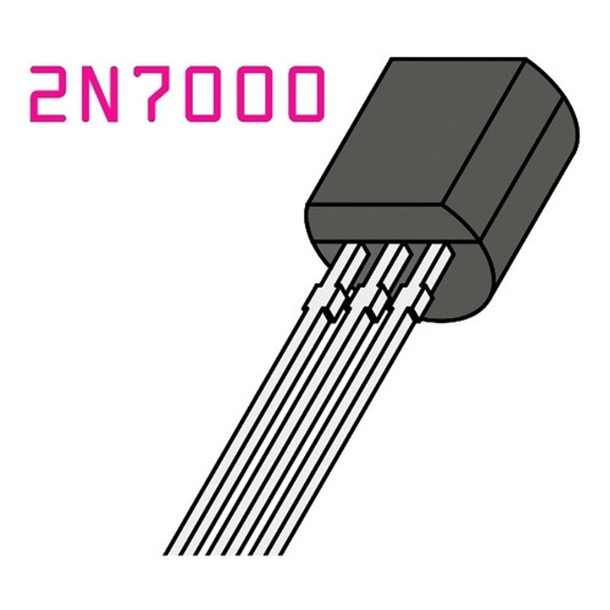 4 Unidades De 2n 7000 2n7000 Mosfet Canal N