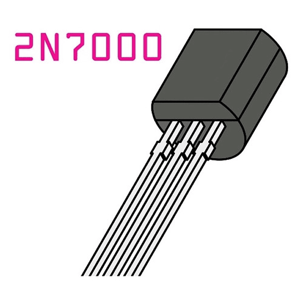 2n7000 Mosfet Canal N 