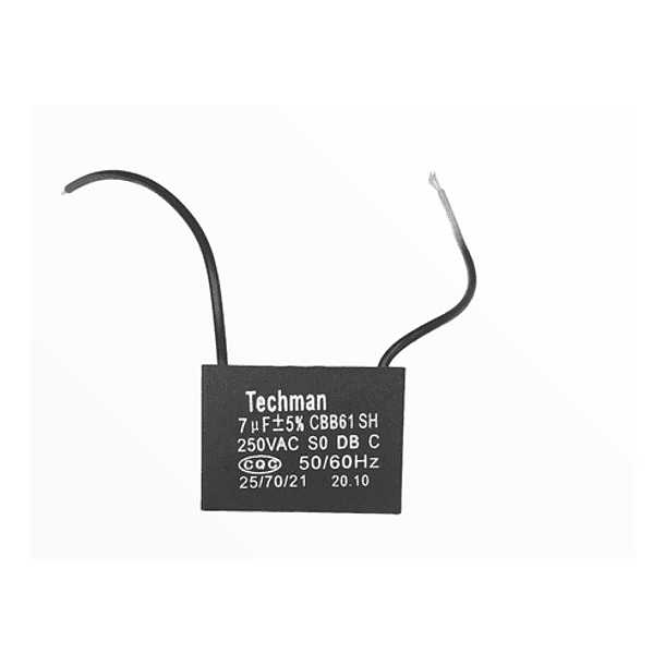 Condensador Capacitor De Ventilador 7uf 250vac 