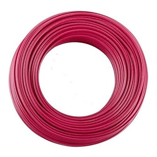 Cable Vehicular 14 Rollo 100 Mt Rojo Negro 2