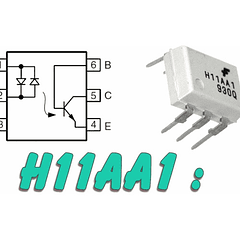 Optoacopladores H11aa1 Integrado De 6 Pines