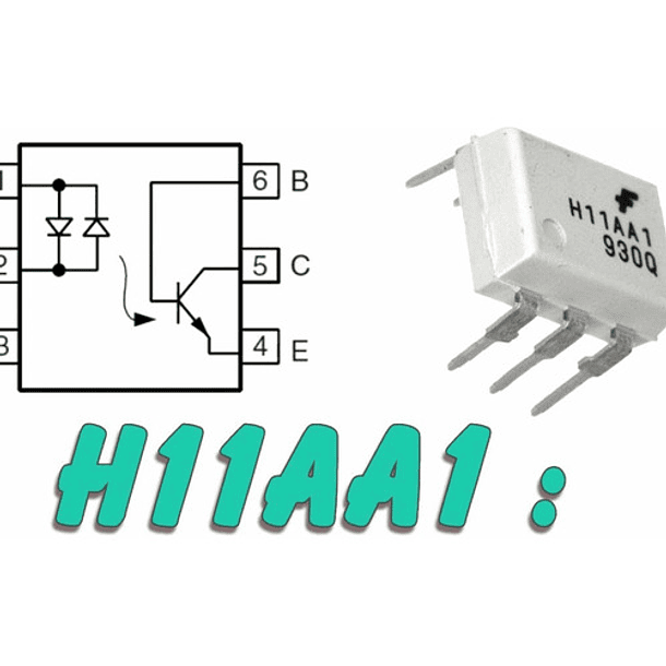 Optoacopladores H11aa1 Integrado De 6 Pines 