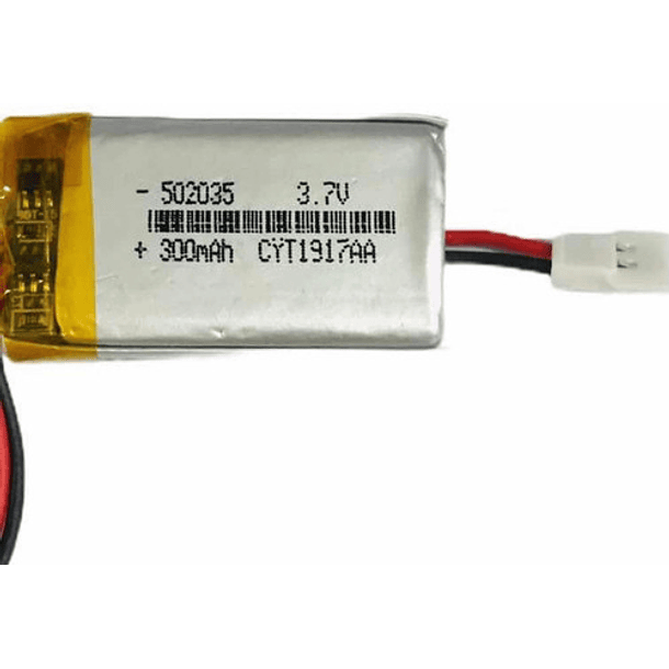 Bateria 3.7v 300mah Litio Lipo 3.5cm X 2cm Grosor 4.8mm 2