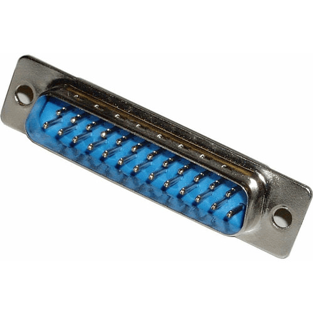 Conector Db25 Macho 2 Hileras 25 Pines 