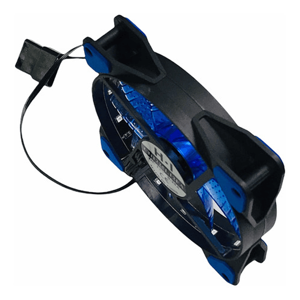 Ventilador Para Pc 12v Con Luz Led Gamer 12cm De Colores 5