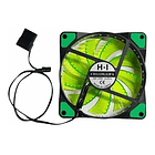 Ventilador Para Pc 12v Con Luz Led Gamer 12cm De Colores 18