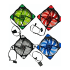 Ventilador Para Pc 12v Con Luz Led Gamer 12cm De Colores 26