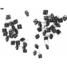 100 Pulsadores Para Protoboard Cuadrado 2 Pines 4.0mmx6.0mm 2