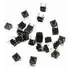 100 Pulsadores Para Protoboard Pulsador 4 Pines 5.0mmx6.0mm 2