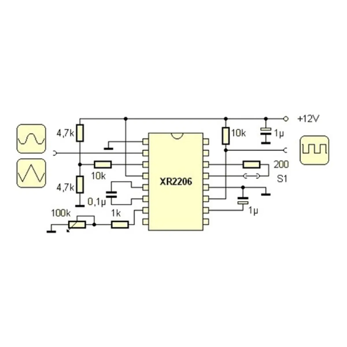 Xr 2206 Xr2206 Integrado Original