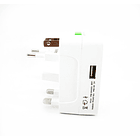 Convertidor Viajero Europeo Universal 1 Puerto Usb 1