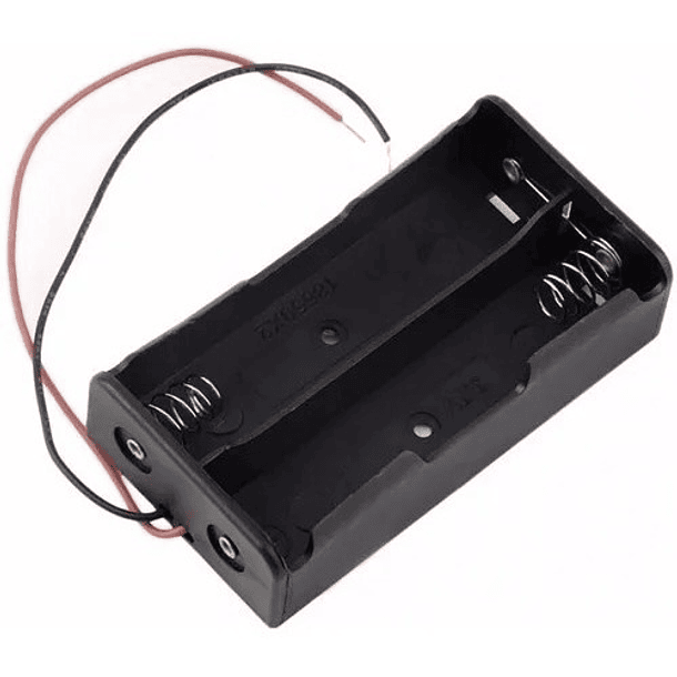 Porta Pila 18650 Doble portabaterias 