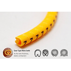 Rollo marquillas marcadores Plásticos Cables Pequeño 1000 Grande 500 2