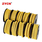 Rollo marquillas marcadores Plásticos Cables Pequeño 1000 Grande 500 7