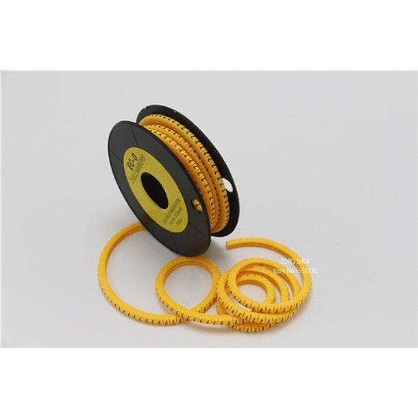 Rollo marquillas marcadores Plásticos Cables Pequeño 1000 Grande 500 15