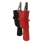  Convertidor De Puntas Multímetro A Caimán Par De Caimanes 2