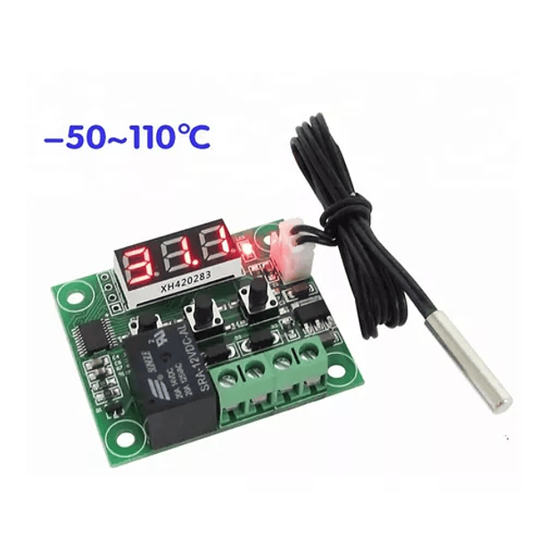 Termostato Digital 12v Incubadora Control Temperatura W1209 1