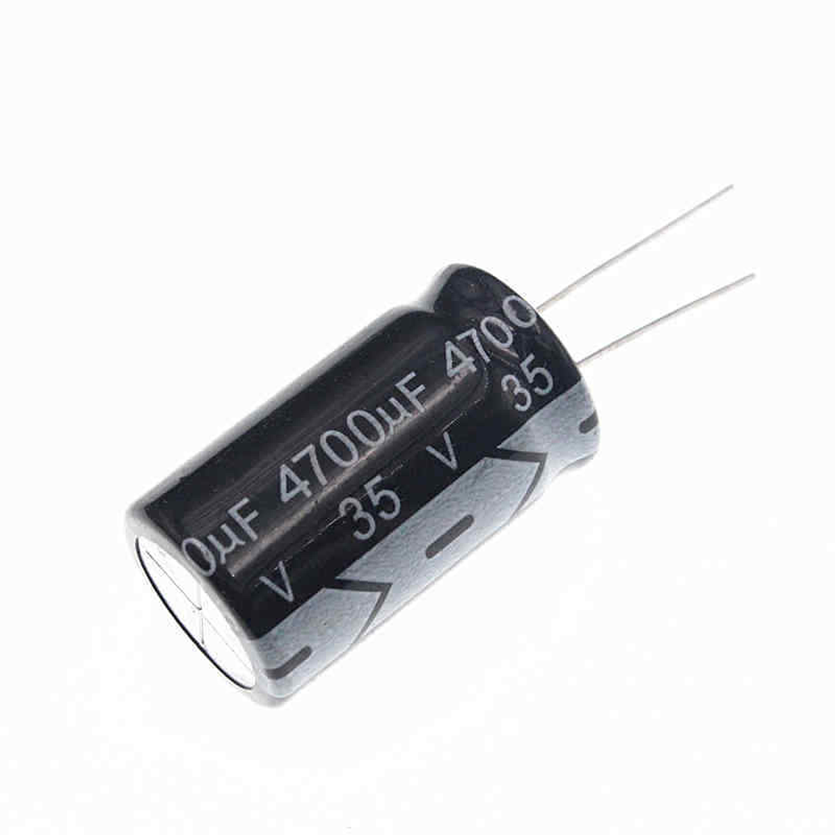 1 PZ 63 V 4700 UF Condensatore Elettrolico In Alluminio - Foto 3