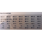 Juego de destornilladores para pc portátiles celulares 2