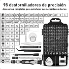 Kit Profesional Herramientas Destornilladores  117 En 1 2