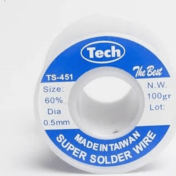 Soldadura Tech 100gr 0.5mm 