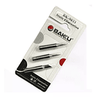 Juego de 3 puntas Baku 9033 para estacion  2