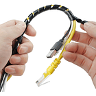 2 metros de Espiral negro de 5/8 para cable 15mm 4