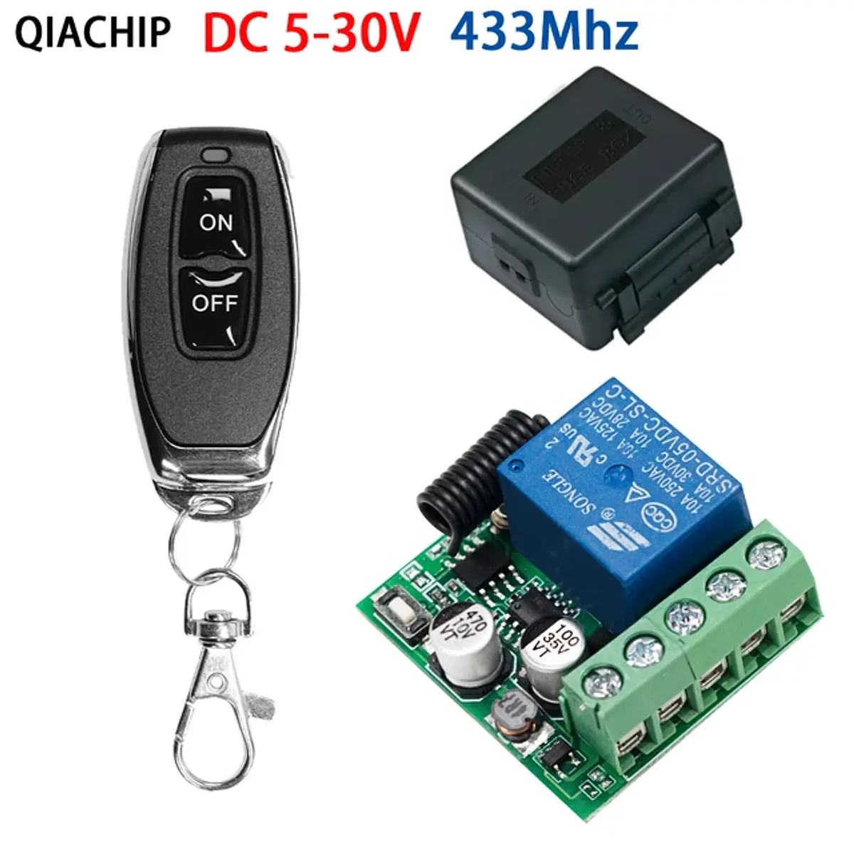 Relevo con control remoto