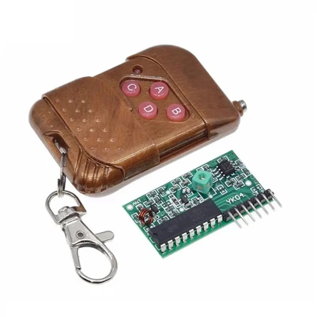 Placa De Control Remoto 27 MHz De 4 Vías – Transmisor Y Receptor Para 2 Motores, Ideal Para Coches Robot Y Proyectos De Bricolaje Electrónico