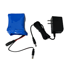 Batería 12v Litio + Cargador Pack 18650 X6 5200mah 6s2p