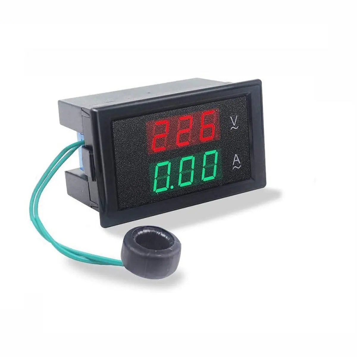 Misuratore Di Potenza AC DROK 80-300V 100A - Display LCD Colorato, Pannello