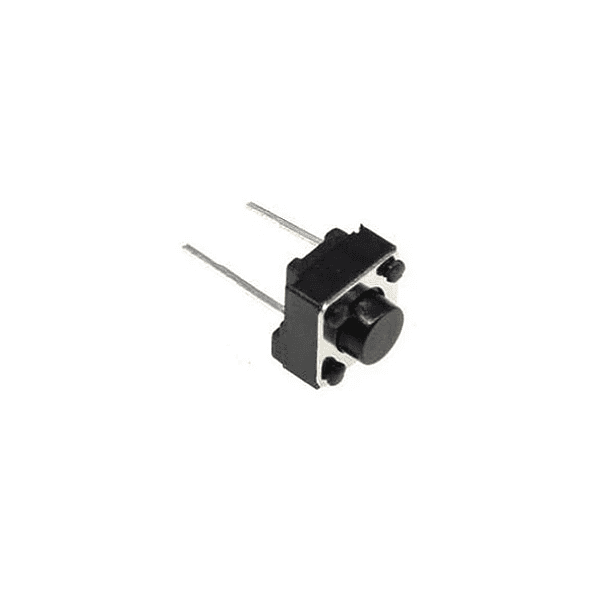 Pulsador 2 pines 6mm x 6mm boton 5mm 