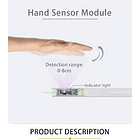  Sensor IR de movimiento manual  5V-12V-24V on-off dimmer  3A 2