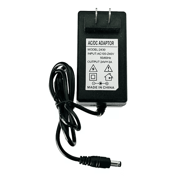 Fuente Dc 24v 3 A Plug Universal 