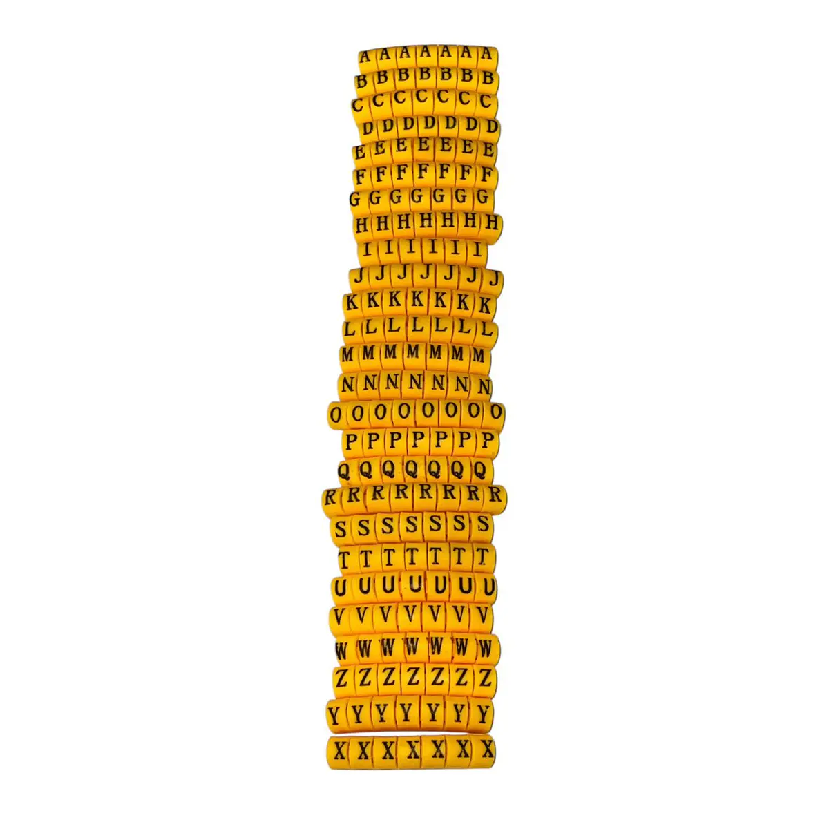 Marcadores plásticos marquillas Letras