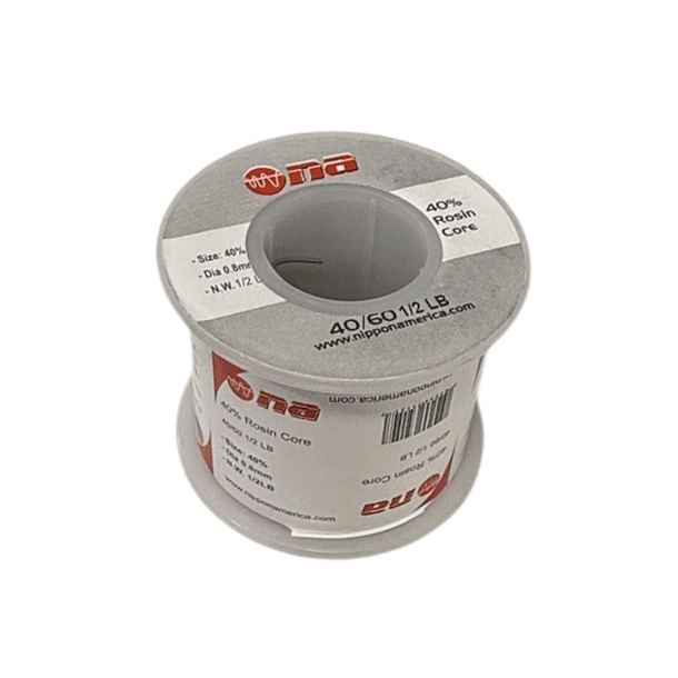 Soldadura Nippon estaño 60/40 Diámetro 0.8ml  250gr 