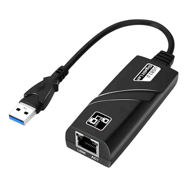 Adaptador De Red Usb 3.0 A Rj45 Ethernet Lan 1000mbps  