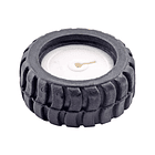 Llanta de Caucho eje en D 3