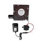 Kit Turbina grande ventilador estufa aceite quemado 2.95A 1