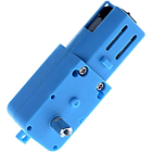 Motorreductor Azul TT de metal DC 5V-12V 1:90 2
