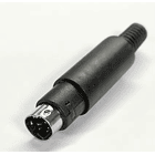 Plug ps2 mini Din 6 pines Macho 1