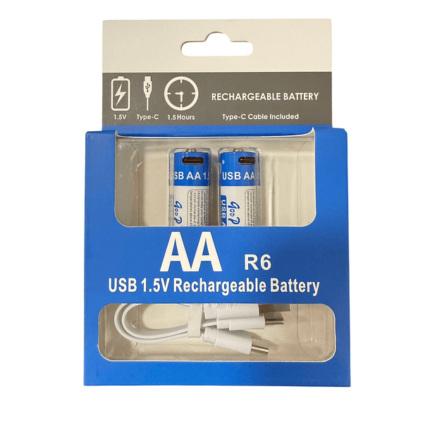 kit de 2 Baterías Doble AA 1.5v 2600 mWh 