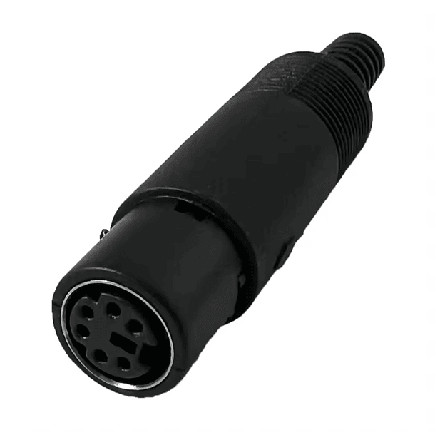 Jack ps2 mini Din 6 pines hembra 