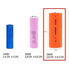 Bateria Pila Bl 26650 Li-ion 6800 Mah 3.7v 2