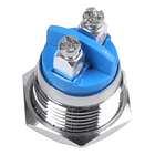 Pulsador Metalico Redondo 2 Pines Pulsador Na Chasis 2