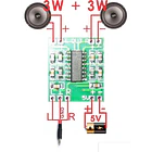 Amplificador de audio PAM8403 dual de 3W 2
