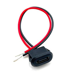Jack tipo C para chasis 10cm