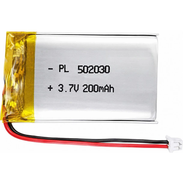 Bateria 3.7v 200mA 3cm x 2cm x0.5 